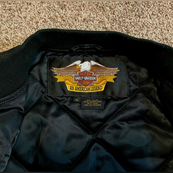 HARLEY-DAVIDSON | Harley-Davidson Authentic Men’s Bomber Jacket | Size: XL - Picture 7 of 7